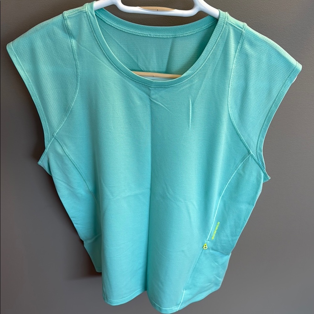 Lululemon Cap Sleeve Hiking Top - Wild Mint - Sz 10